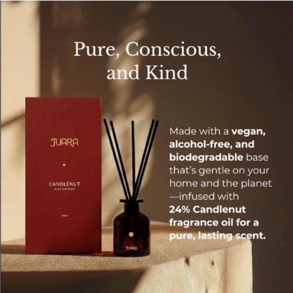 Candlenut Reed Diffuser - Brown - Picture 4 of 6